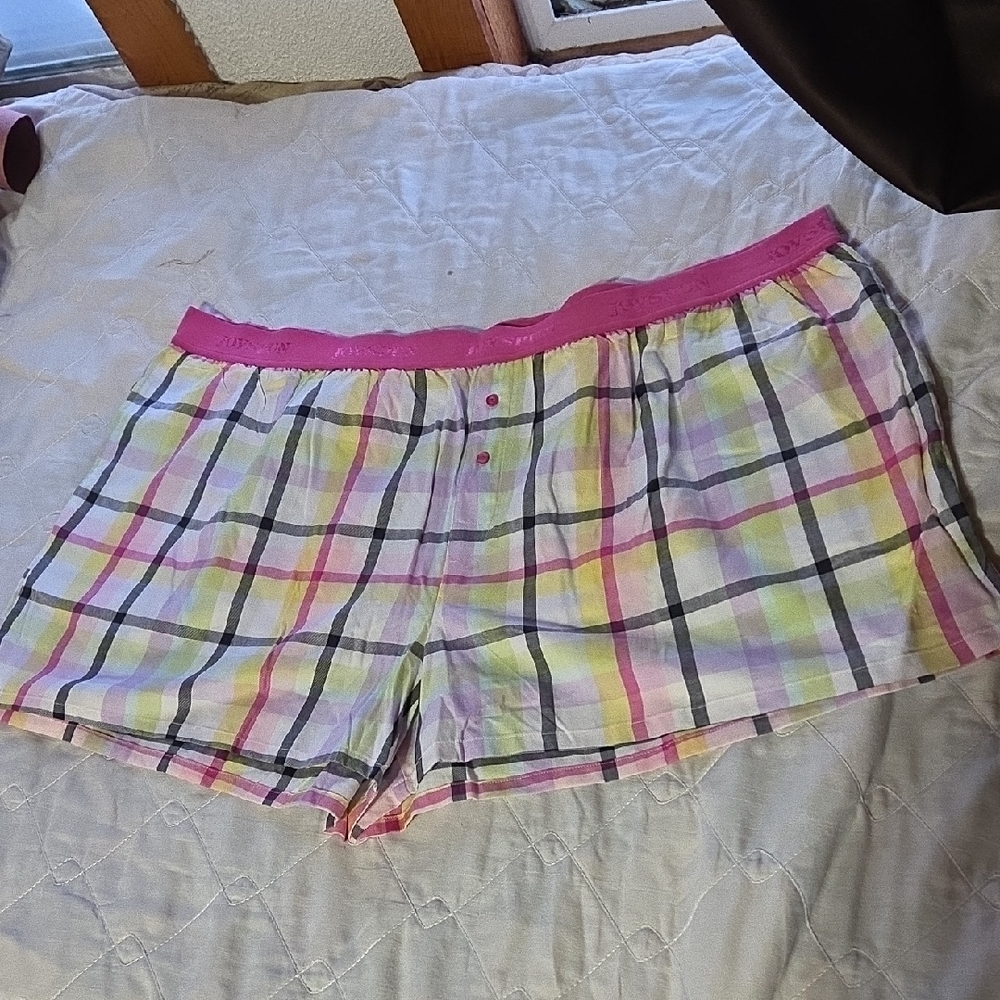 Plaid Joyspun Women's Pajama Short 3X
